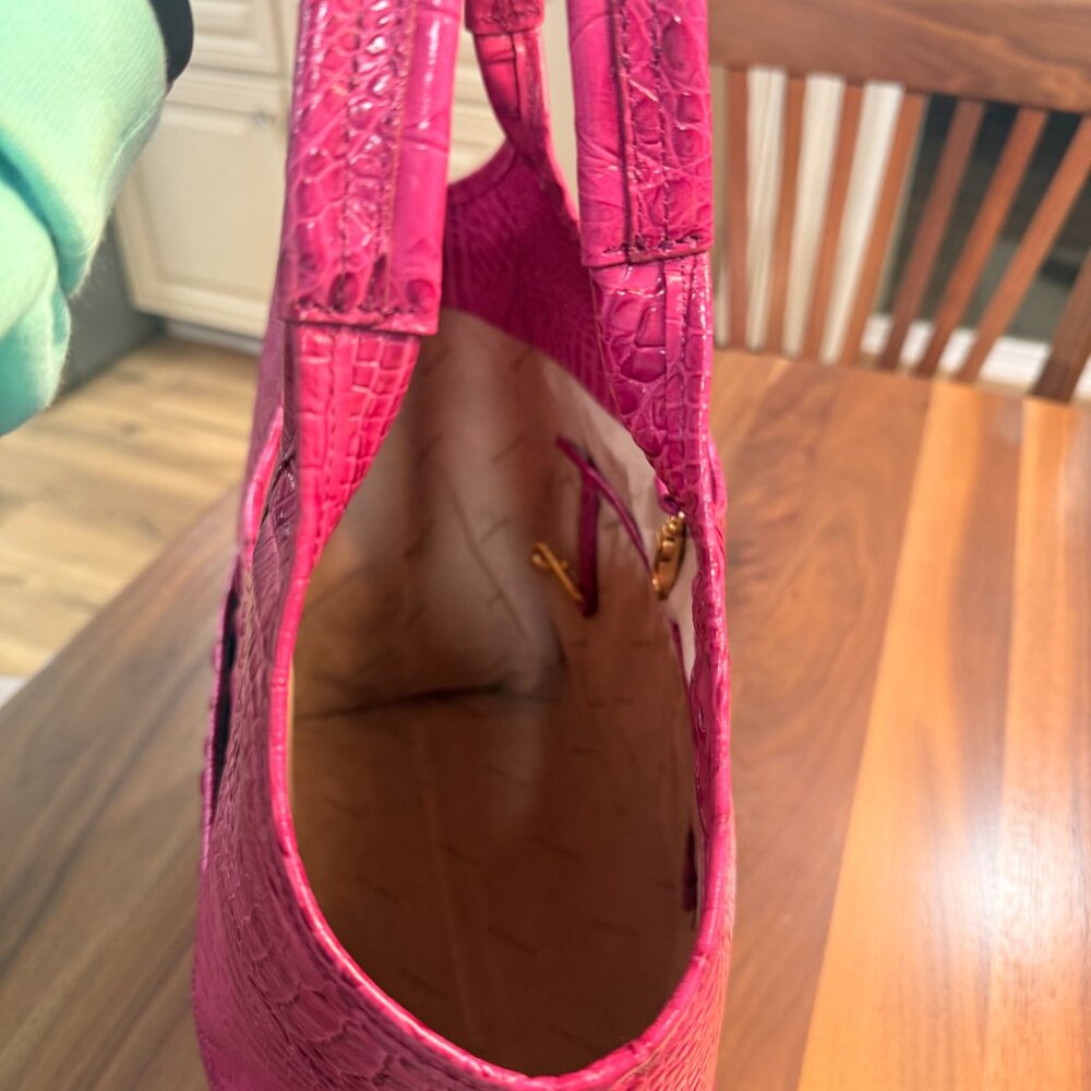 EUC Pink/Fuchsia Brahmin shopper tote. - Picture 14 of 14